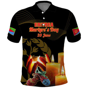 20 June Eritrea Martyrs Day Polo Shirt Glory To Our Martyrs