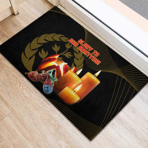 20 June Eritrea Martyrs Day Rubber Doormat Glory To Our Martyrs