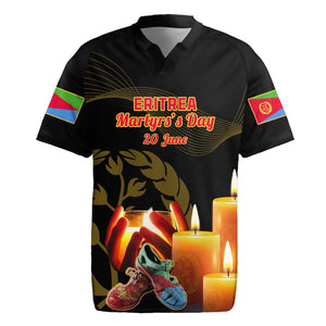 20 June Eritrea Martyrs Day Rugby Jersey Glory To Our Martyrs