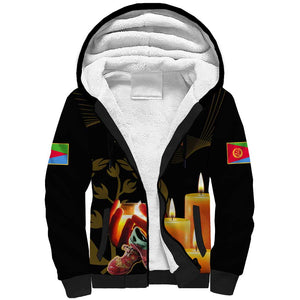 20 June Eritrea Martyrs Day Sherpa Hoodie Glory To Our Martyrs