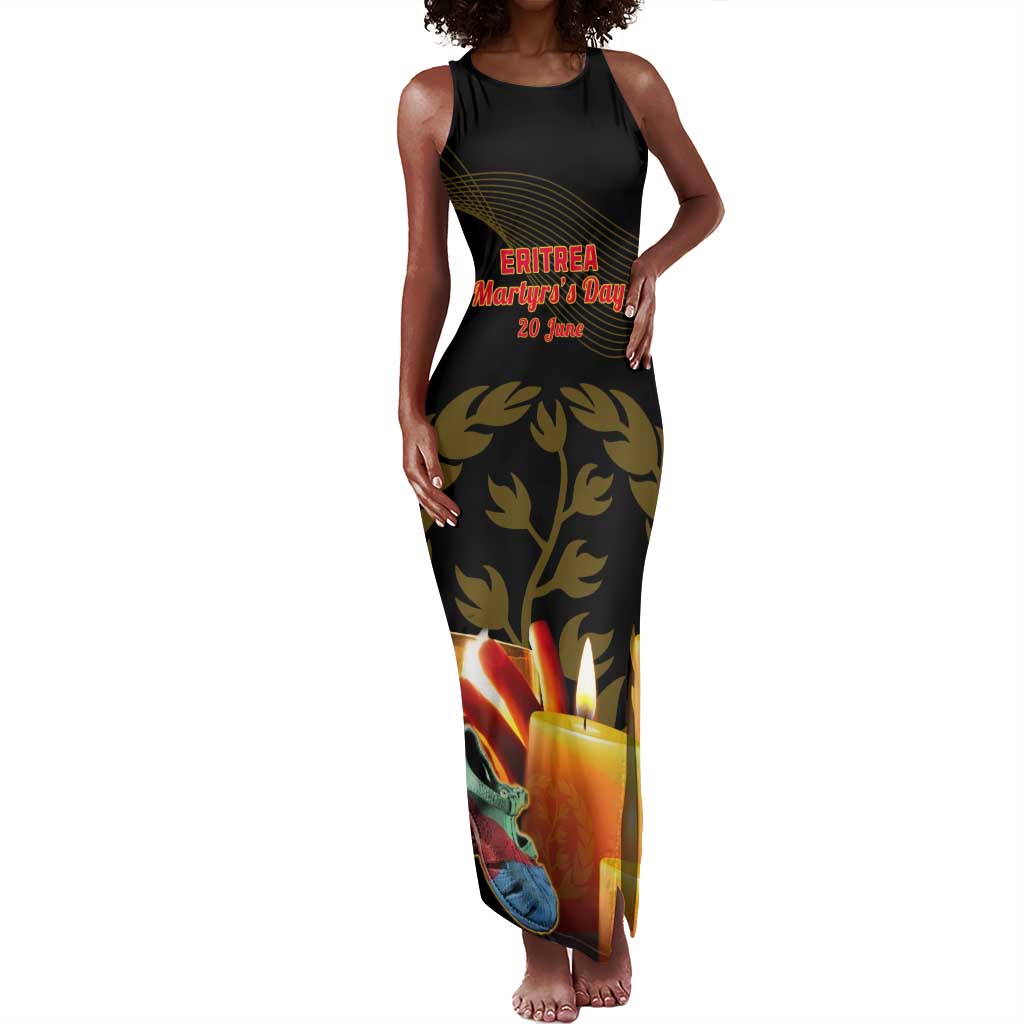 20 June Eritrea Martyrs Day Tank Maxi Dress Glory To Our Martyrs