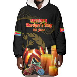 20 June Eritrea Martyrs Day Wearable Blanket Hoodie Glory To Our Martyrs