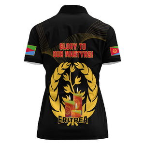 20 June Eritrea Martyrs Day Women Polo Shirt Glory To Our Martyrs