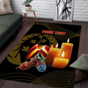 Personalised 20 June Eritrea Martyrs Day Area Rug Glory To Our Martyrs