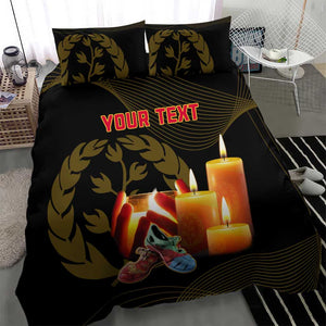 Personalised 20 June Eritrea Martyrs Day Bedding Set Glory To Our Martyrs