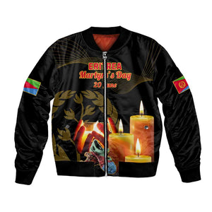 Personalised 20 June Eritrea Martyrs Day Bomber Jacket Glory To Our Martyrs