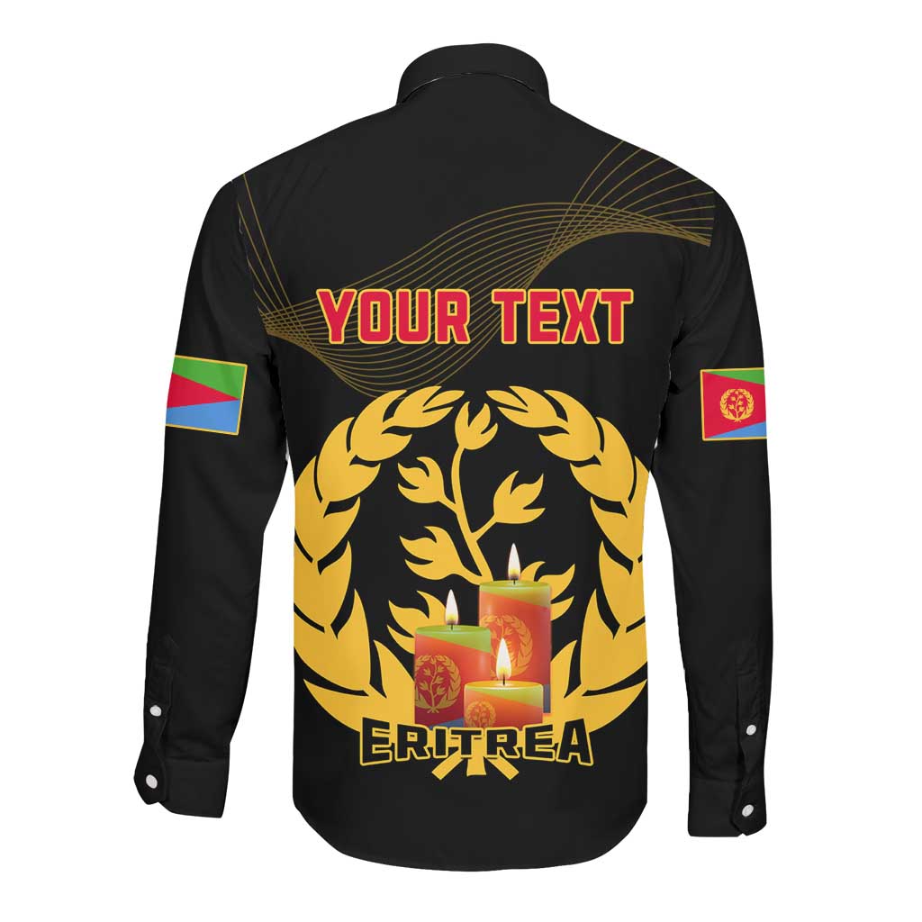 Personalised 20 June Eritrea Martyrs Day Long Sleeve Button Shirt Glory To Our Martyrs