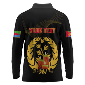 Personalised 20 June Eritrea Martyrs Day Long Sleeve Polo Shirt Glory To Our Martyrs