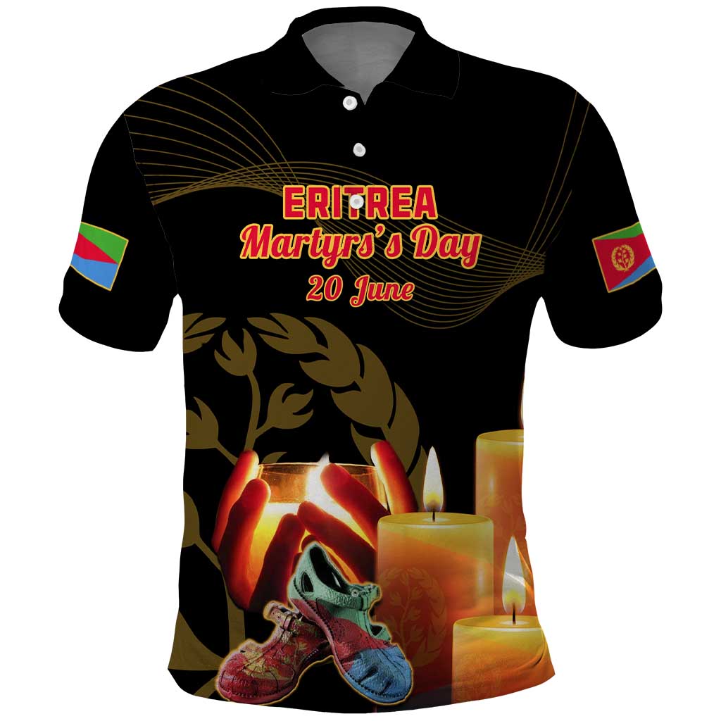 Personalised 20 June Eritrea Martyrs Day Polo Shirt Glory To Our Martyrs