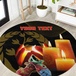 Personalised 20 June Eritrea Martyrs Day Round Carpet Glory To Our Martyrs