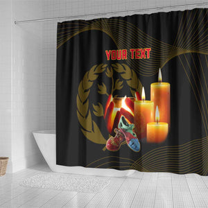 Personalised 20 June Eritrea Martyrs Day Shower Curtain Glory To Our Martyrs