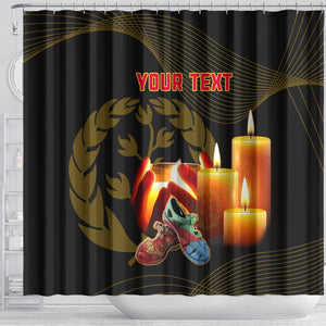 Personalised 20 June Eritrea Martyrs Day Shower Curtain Glory To Our Martyrs