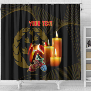 Personalised 20 June Eritrea Martyrs Day Shower Curtain Glory To Our Martyrs