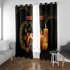 Personalised 20 June Eritrea Martyrs Day Window Curtain Glory To Our Martyrs