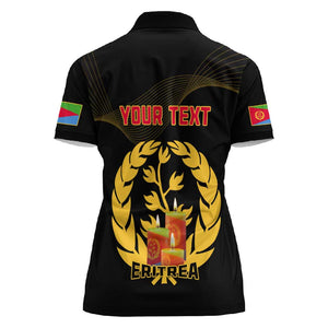 Personalised 20 June Eritrea Martyrs Day Women Polo Shirt Glory To Our Martyrs