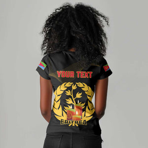 Personalised 20 June Eritrea Martyrs Day Women V-Neck T-Shirt Glory To Our Martyrs