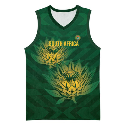 Custom South Africa Cricket Basketball Jersey Go Champions Proteas LT14