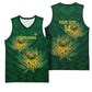 Custom South Africa Cricket Basketball Jersey Go Champions Proteas LT14