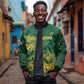 Custom South Africa Cricket Bomber Jacket Go Champions Proteas