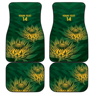 Custom South Africa Cricket Car Mats Go Champions Proteas