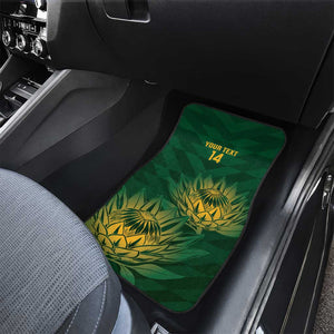 Custom South Africa Cricket Car Mats Go Champions Proteas