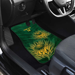 Custom South Africa Cricket Car Mats Go Champions Proteas