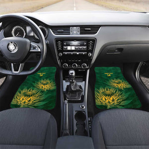 Custom South Africa Cricket Car Mats Go Champions Proteas