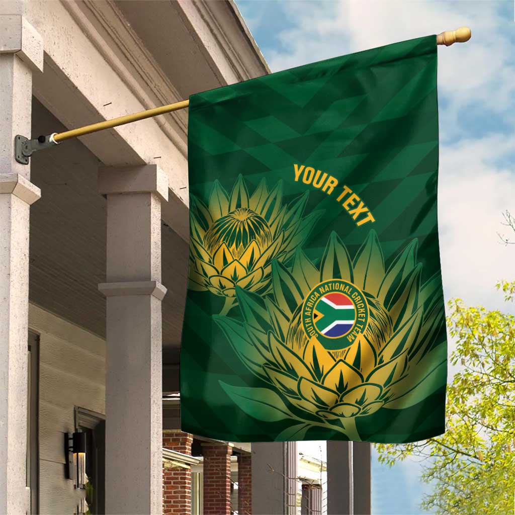 Custom South Africa Cricket Garden Flag Go Champions Proteas