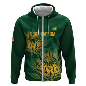 Custom South Africa Cricket Hoodie Go Champions Proteas