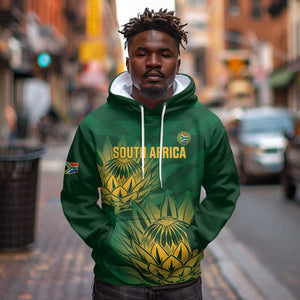 Custom South Africa Cricket Hoodie Go Champions Proteas