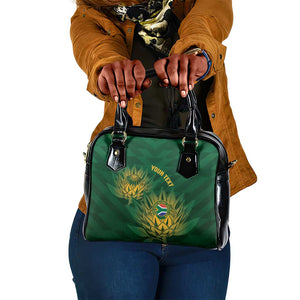 Custom South Africa Cricket Shoulder Handbag Go Champions Proteas