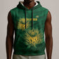Custom South Africa Cricket Sleeveless Hoodie Go Champions Proteas - African Pride