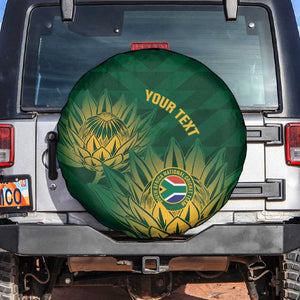 Custom South Africa Cricket Spare Tire Cover Go Champions Proteas