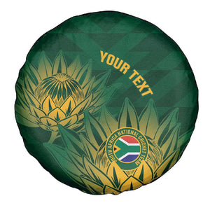 Custom South Africa Cricket Spare Tire Cover Go Champions Proteas