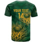 Custom South Africa Cricket T shirt Go Champions Proteas