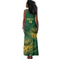 Custom South Africa Cricket Tank Maxi Dress Go Champions Proteas