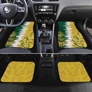 Custom South Africa And Australia Car Mats Aussies Proteas Together - Cricket Style