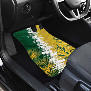 Custom South Africa And Australia Car Mats Aussies Proteas Together - Cricket Style