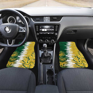 Custom South Africa And Australia Car Mats Aussies Proteas Together - Cricket Style