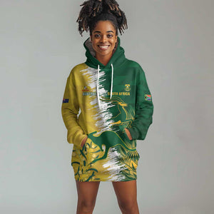 Custom South Africa And Australia Hoodie Dress Aussies Proteas Together - Cricket Style