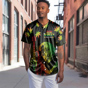 Afro Jamaica Legend Bob Day Baseball Jersey One Love Jamaican Reggae African Pattern