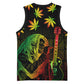 Afro Jamaica Legend Bob Day Basketball Jersey One Love Jamaican Reggae African Pattern LT14