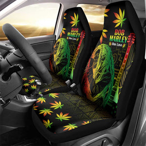 Afro Jamaica Legend Bob Day Car Seat Cover One Love Jamaican Reggae African Pattern