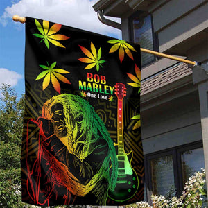 Afro Jamaica Legend Bob Day Garden Flag One Love Jamaican Reggae African Pattern