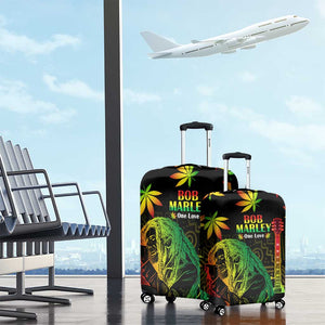 Afro Jamaica Legend Bob Day Luggage Cover One Love Jamaican Reggae African Pattern