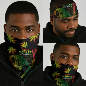 Afro Jamaica Legend Bob Day Neck Gaiter One Love Jamaican Reggae African Pattern LT14
