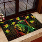 Afro Jamaica Legend Bob Day Rubber Doormat One Love Jamaican Reggae African Pattern