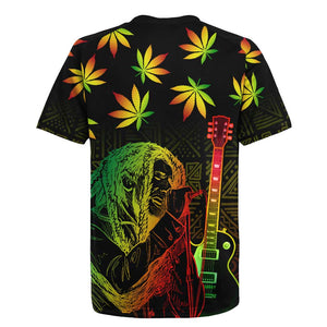 Afro Jamaica Legend Bob Day Rugby Jersey One Love Jamaican Reggae African Pattern