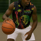 Afro Jamaica Legend Bob Day Sleeveless Zip Hoodie One Love Jamaican Reggae African Pattern - African Pride
