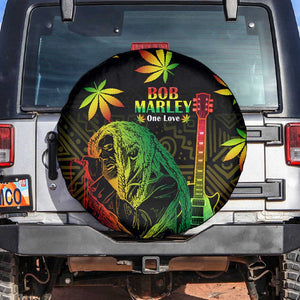 Afro Jamaica Legend Bob Day Spare Tire Cover One Love Jamaican Reggae African Pattern